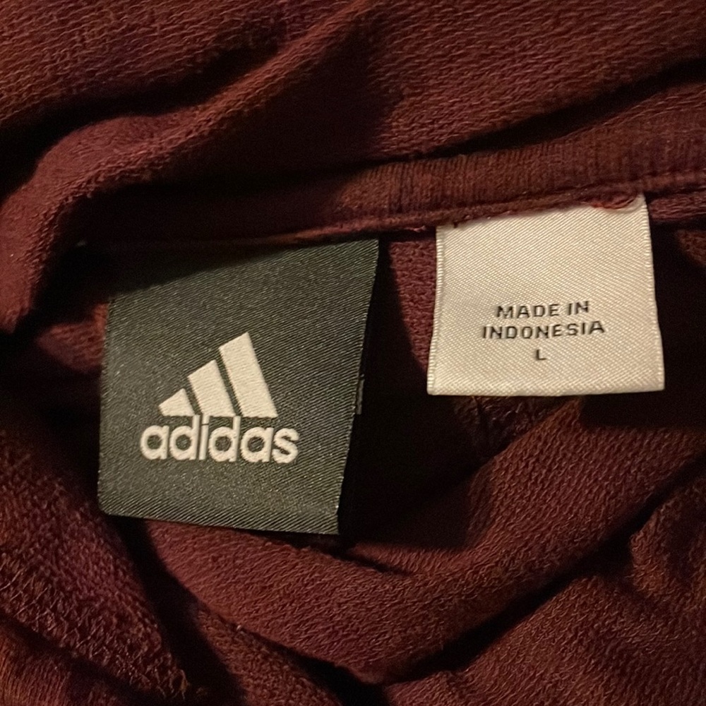 ASU Adidas Crew Neck Pullover Arizona State University Sun Devils Pockets - Picture 2 of 8